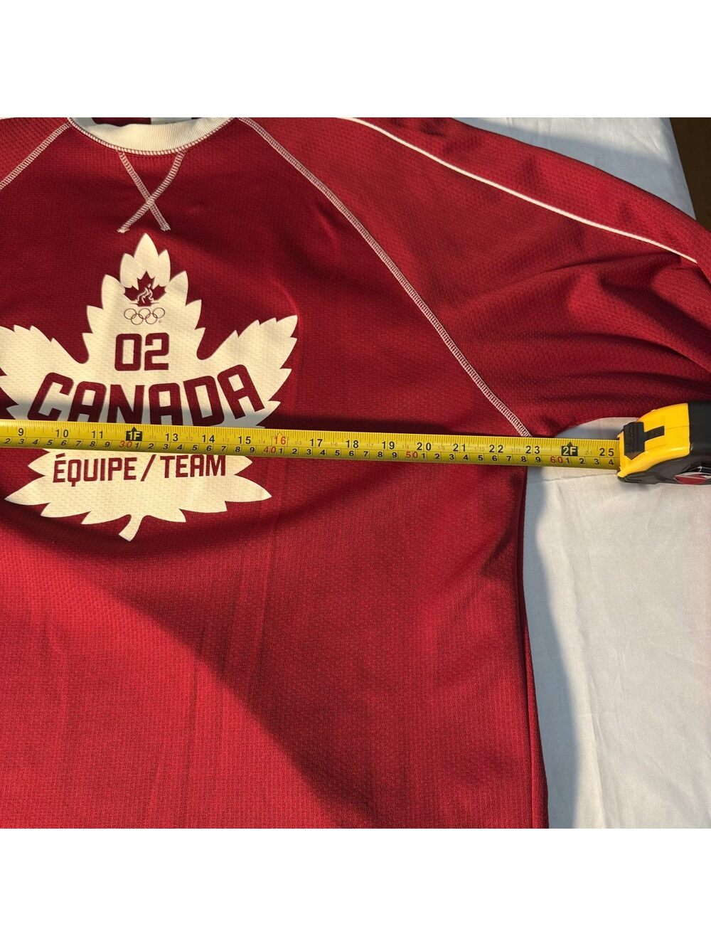 Roots 2002 Salt Lake City Olympics Team Canada Jersey Small Made in Canada Y2K - Picture 7 of 8